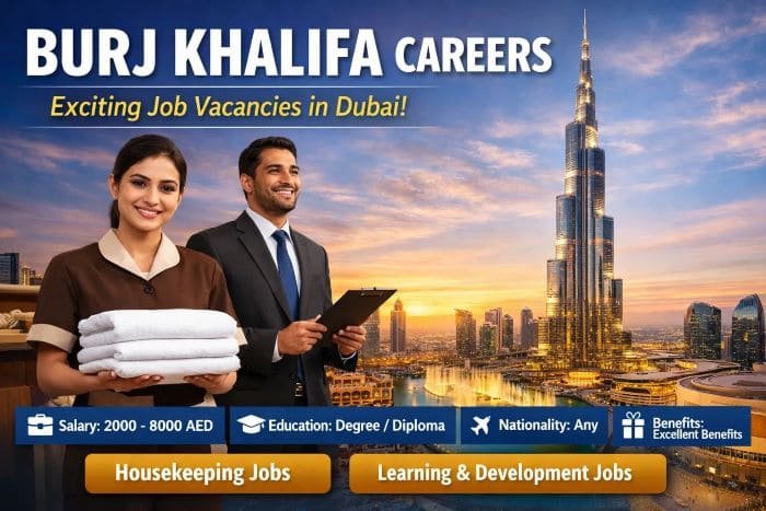 Burj Khalifa Careers 2026: Urgent Dubai Hiring – High Paying Jobs, Apply Now