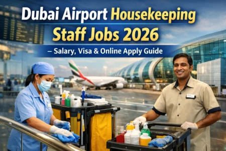 Dubai Airport Housekeeping Staff Jobs 2026 – Salary, Visa & Online Apply Guide