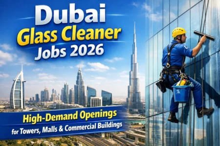 Dubai Glass Cleaner Jobs 2026 – High-Demand Openings for Towers, Malls & Commercial Buildings