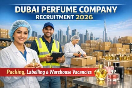 Dubai Perfume Company Recruitment 2026 – Packing, Labelling & Warehouse Vacancies