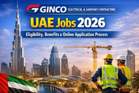 Ginco Electrical & Sanitary Contracting UAE Jobs 2026 – Detailed Guide with Salary, Eligibility, Benefits & Online Application Process