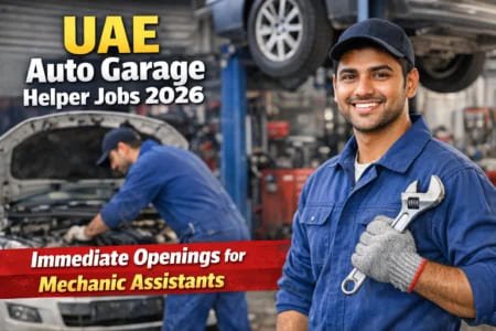 UAE Auto Garage Helper Jobs 2026 – Immediate Openings for Mechanic Assistants
