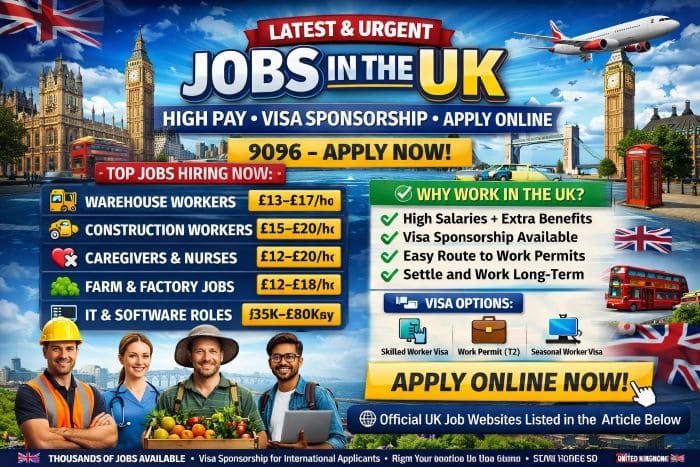 Jobs in UK – Apply Online for Top Company Opportunities (2026)