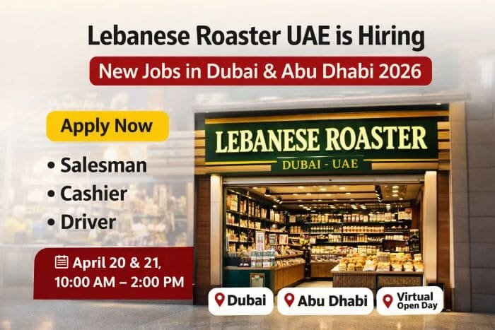 Lebanese Roaster UAE Jobs 2026 – New Hiring in Dubai & Abu Dhabi