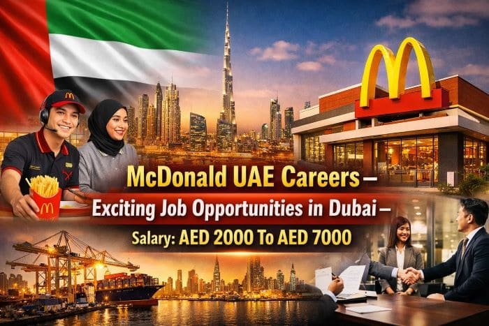 McDonald UAE Careers 2026 – Exciting Job Opportunities in Dubai