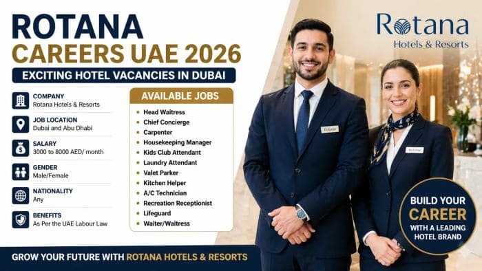 Rotana Careers UAE 2026 – Latest Hotel Jobs in Dubai & Abu Dhabi